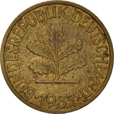 #966674 M&uuml;nze, Bundesrepublik Deutschland, 10 Pfennig, 1987