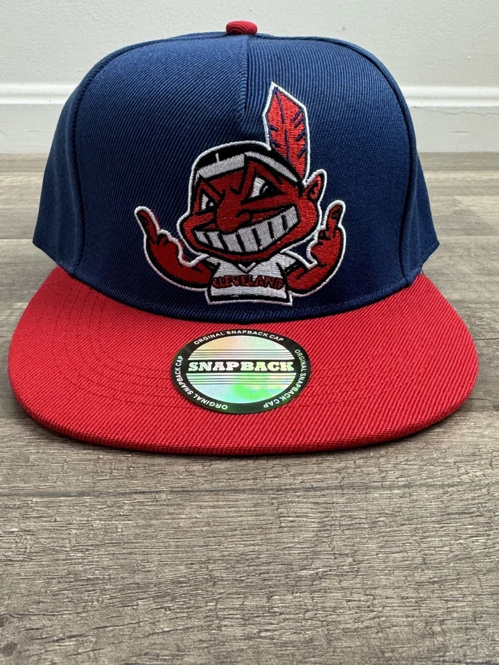 Cleveland Indians Wahoo Hat Adjustable Snapback Baseball Cap Sport Hat, special - Image 2 of 4