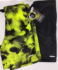 2 Athletic Works Youth Boys Performance Shorts w/ Pockets Size L 10-12 NEW
