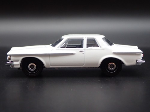 1962 62 PLYMOUTH Savoy Blanco 1/64 Escala Coleccionable Maqueta Coche Modelo - Imagen 2 de 7