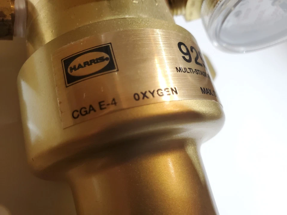 Многоступенчатый газовый регулятор Harris 9296 3000 фунтов на квадратный дюйм макс. вход, максимальная доставка 15 фунтов на квадратный дюйм чтение - Изображение 4 из 4