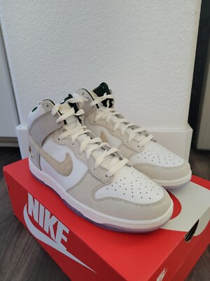 Nike Dunk High PRM Gold Mountain White Desert Ore FD0776-100. Size 10