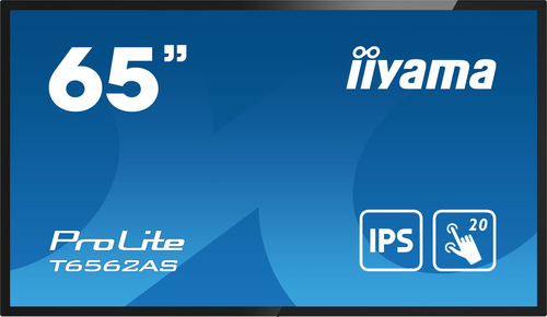 Iiyama PROLITE T6562AS-B1 interaktiv Signage Display 164 cm (64.5" ) 4K-UHD, IPS
