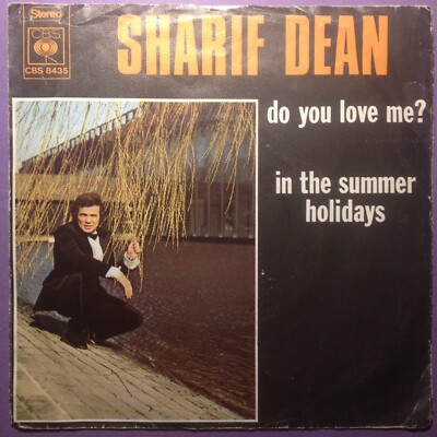 Sharif Dean - Do You Love Me? (7'' single) juke box picture sleeve Dutch CBS 8435
