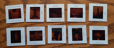 Vintage Lot of 10 Slides Kennedy Space Center Apollo 17 Skylab Space Vehicle