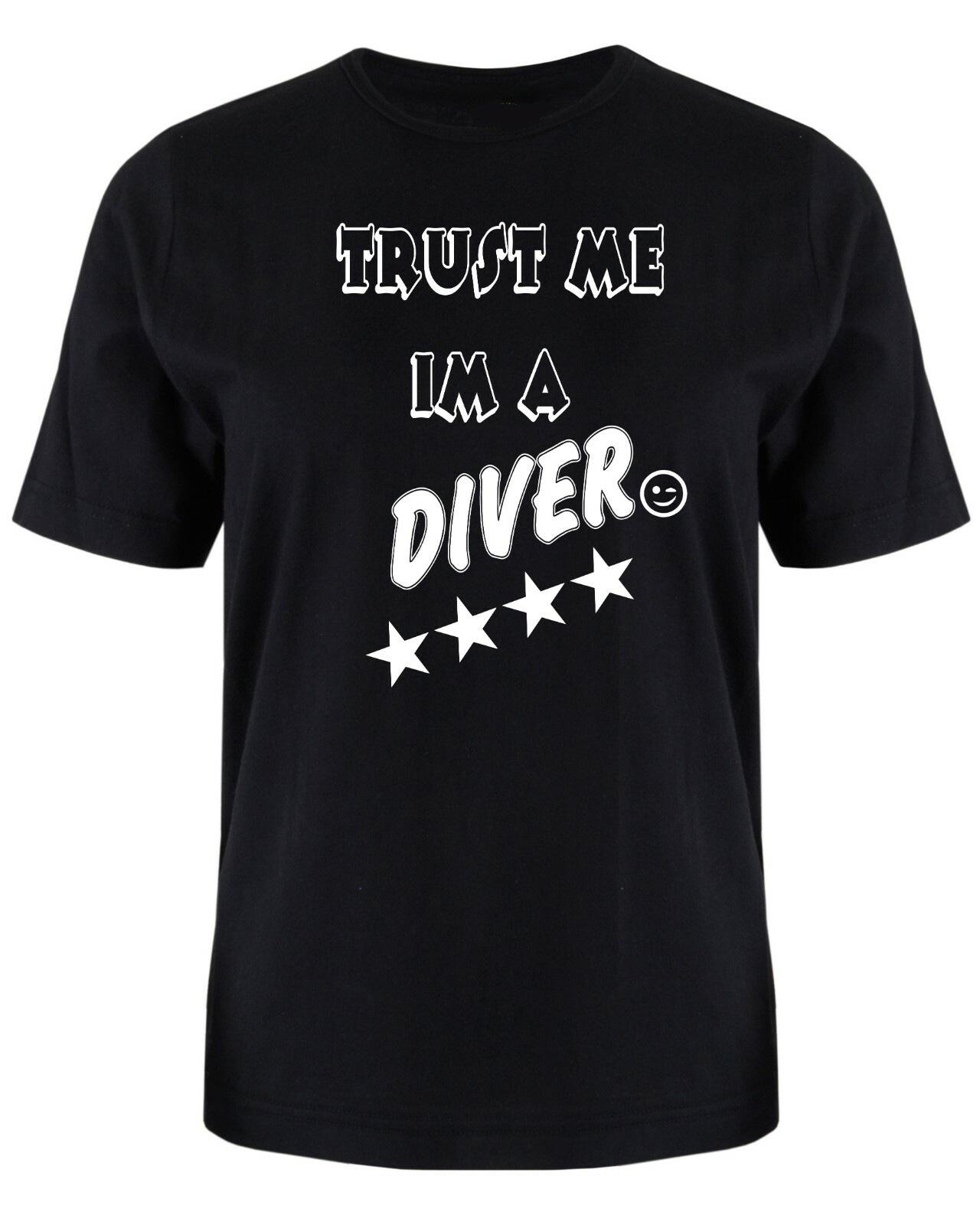 ALTRA T shirt Trust me I'm a Diver S XXXL regalo di Natale scherzo divertente regalo