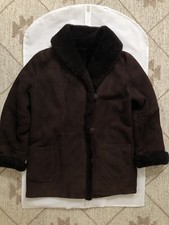Maximilian Alta Moda Bloomingdales Brown Sheepskin Shearling Lamb Fur Coat M