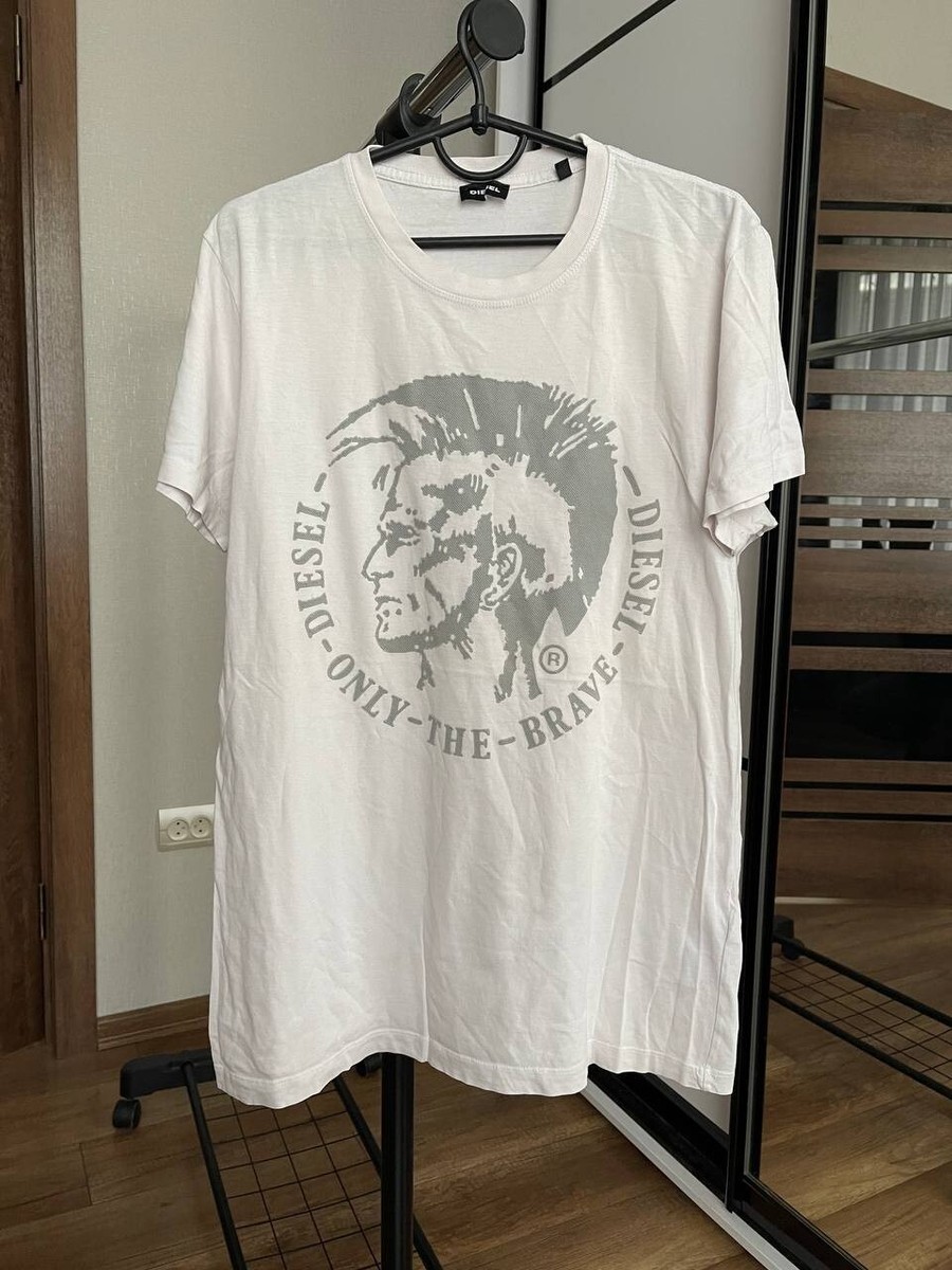 Diesel Vintage T-Shirt Tee Y2K Big Logo Size M | eBay
