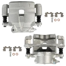 Front Pair Brake Calipers For 96-97 Geo Tracker L4?1.6L (4?Door) w/ Bracket