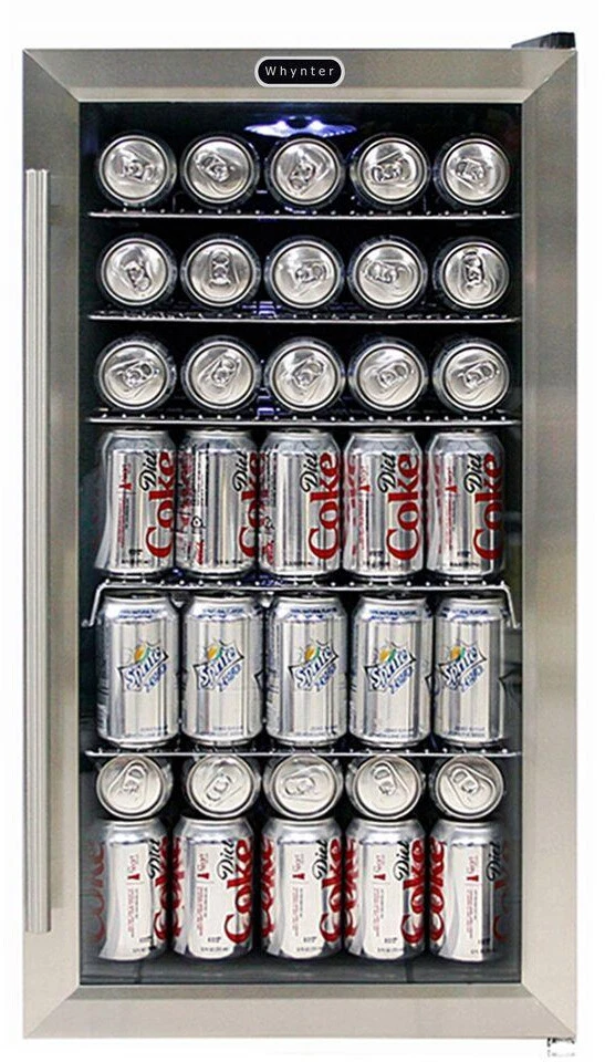 Beverage Cooler 17 in. 120-Can Capacity Single Zone 5 Shelves Lighted
Opens in a new window or tab
