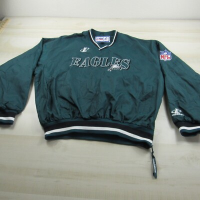 Vintage Philadelphia Eagles Sweater Mens Large Green Logo Athletic Pro Line NFL