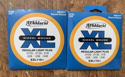 D'Addario EXL110 E-Gitarrensaiten vernickelt 10-46 x 2 Schnäppchen...