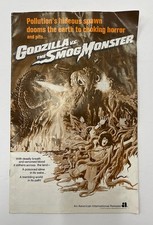 GODZILLA vs SMOG MONSTER (1972) Original Movie Press Book