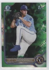2022 Bowman Chrome Draft Sapphire Edition Green 15/50 Mason Barnett #BDC-172 1b3