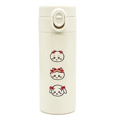 Marimocraft Chiikawa One Touch Stainless Steel Bottle 350ml with Ribbon