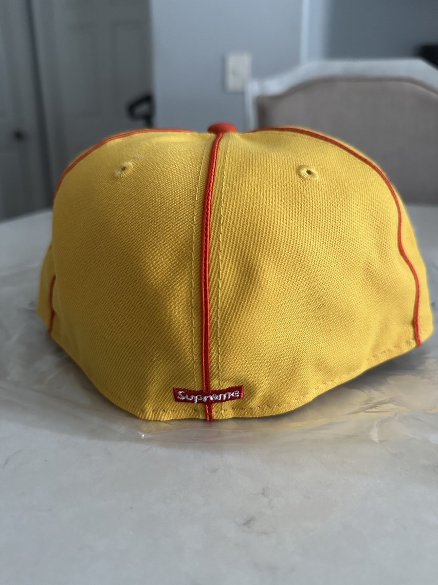 Supreme Piping Script Logo Cap 7 3/8 グレー Supreme Piping Script