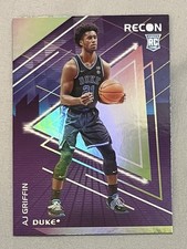 2022 Panini Chronicles Draft Picks Recon Rookie RC #10 AJ Griffin Blue Devils