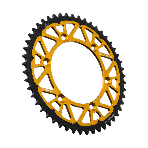 Couronne 49 dents pas 520 or JTX251.49GLD pour Yamaha YZ 125 250 YZF 250