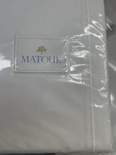 892 Matouk Italy New F/Q Duvet Cover Bergamo Giza-87 Percale 500TC W/W