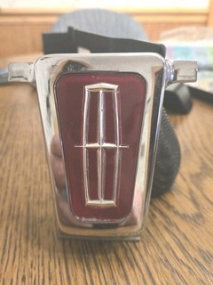 93 96 OEM Lincoln Mark VIII 8 Trunk Lock Key Hole Cylinder Cover Emblem Chrome