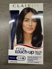 1 BOX Clairol Root Touch-Up Nice'n Easy Permanent Hair Dye #2 Black Hair Color