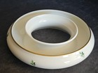 Augarten Wien Maria Theresia Clover Pattern Porcelain Ring, made in Austria — photo 7