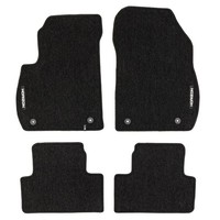 Velours FußMatten FüR Opel Zafira C 2012-19 Autoteppich Automatten Schwarz 4Tlg