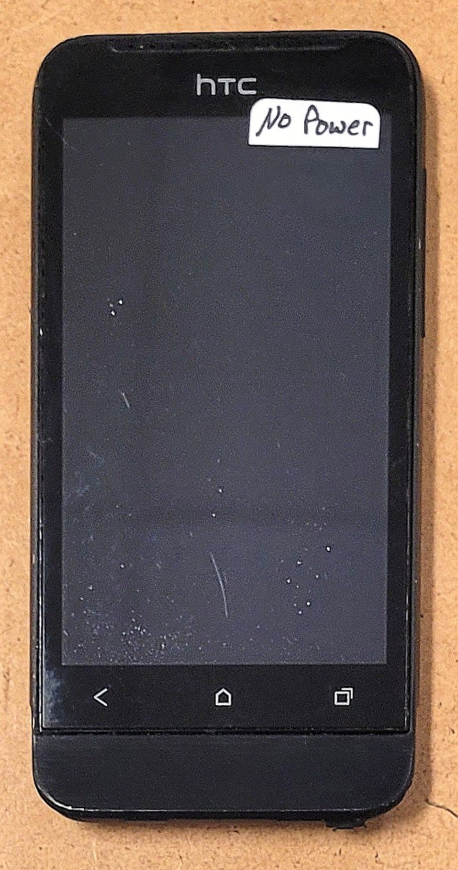 HTC One V PK76300 - Black ( Virgin Mobile ) Rare Android Smartphone - READ