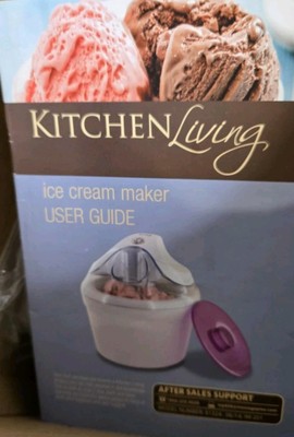NIOB Kitchen Living One Quart Ice Cream Maker Easy to use & Clean Box has...