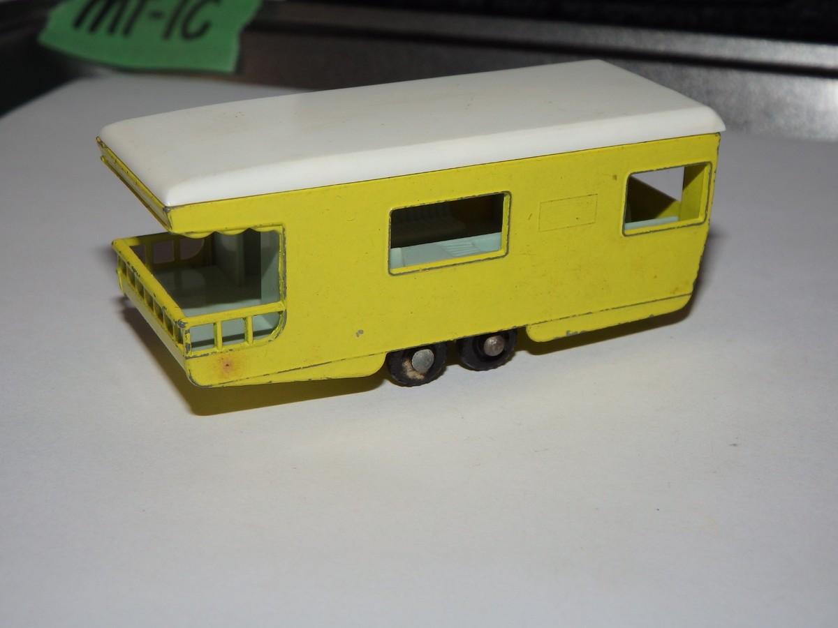 MATCHBOX N° 23D TRAILER CARAVAN 1965 VTG 1965 Matchbox Yellow Trailer Caravan # 23 | eBay