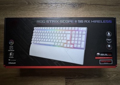 ASUS ROG Strix Scope II 96 Wireless White mechanische Gaming Tastatur weiß