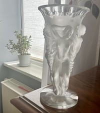 Vase C.Schlevogt Gablonz Kristallglas um 1920...