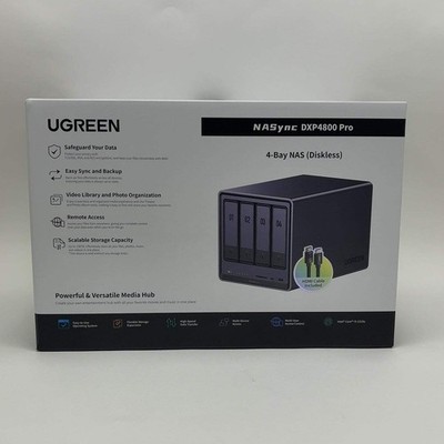 New UGREEN NASync 4-Bay NAS Diskless DXP4800 PRO