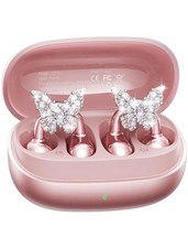Gen2 Clip-On Open Ear Earbuds with Sparkle Butterfly Earrings, Earrings-On St...