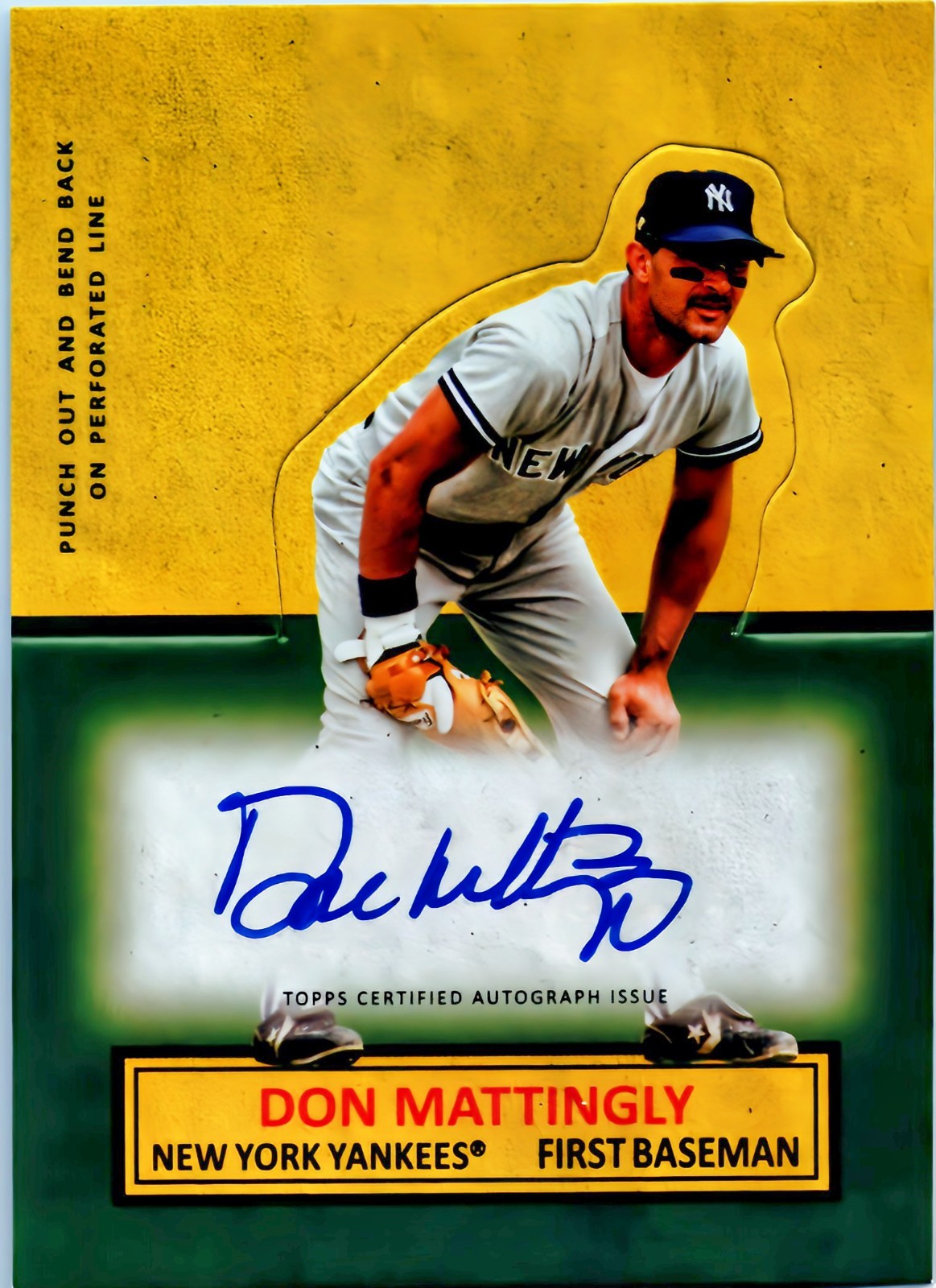 2025 Topps Archives '64 Topps Stand-Ups Autograph #64SUADM Don Mattingly