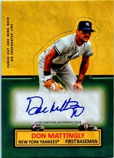2025 Topps Archives '64 Topps Stand-Ups Autograph #64SUADM Don Mattingly