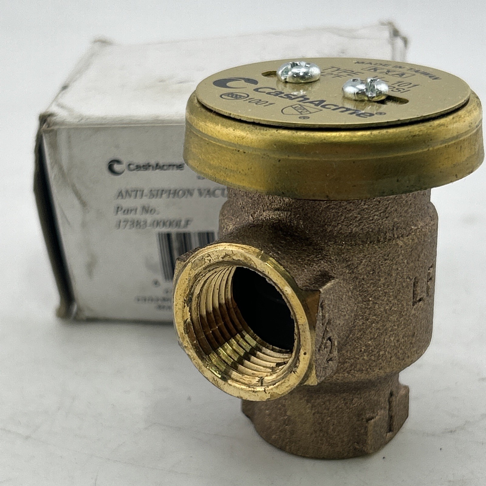 Cash Acme 1/2 Inch V-101 Anti-Siphon Vacuum Breaker, in., 17