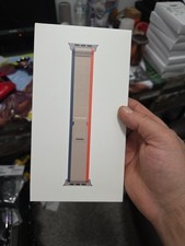 NEW Original Apple Watch band Ultra 2 . 49mm Rubber Orange Loop