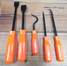 5pc MINI HOOK AND PICK SET GOOD CONDITION