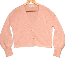 Reformation Cardigan Sweater 100% Cashmere V ...