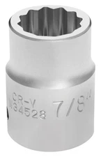 Performance Tool W34528 3/4 Inch Drive 7/8 Inch 12pt Socket