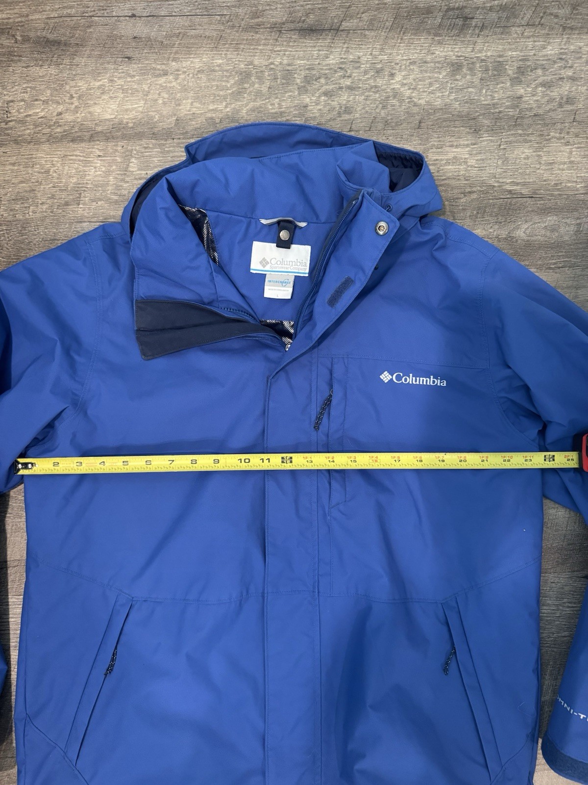 Columbia Omni Tech Men's Hooded Winter Jacket Size La… - Gem