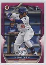 2023 Bowman Prospects Fuchsia 101/299 Yunior Garcia #BP-142 0sn6