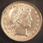1899 Barber Quarter. ANACS MS-60 Details. Starts at .99. NO RESERVE