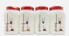 VTG McKee Tipp City Stick Pots Shakers Salt, Pepper, Flour, Sugar Milk Glass