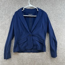 Jones New York Women's Jacket Size 10 Petite Signature Long Sleeve Pockets