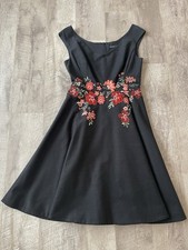 slim fit dress slacks Karen Millen - Floral Lace Midi Dress main image 1