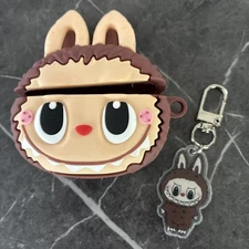 La Bobo Silicone Case for AirPods Earbuds with Keychain