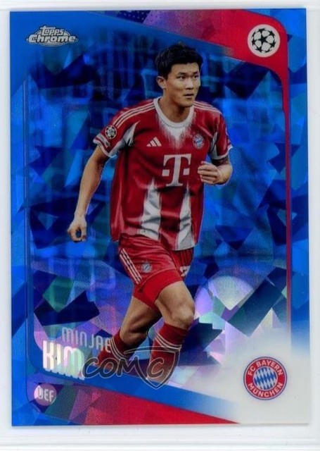 2025 Topps Chrome UEFA Club Competitions Sapphire Kim Min-jae Minjae #101 12l9