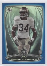 2014 Bowman Rookies Blue Foil 216/499 George Atkinson III #52 8n1